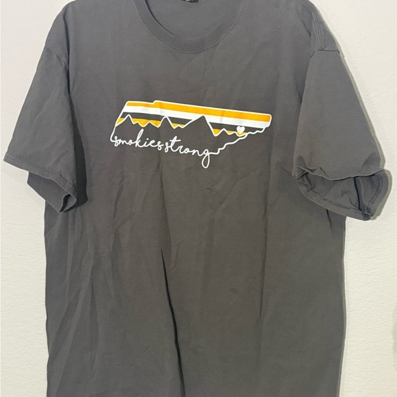 Smokies Strong Gray T-Shirt, Tennessee Smokey Mountains, XL - Picture 1 of 4